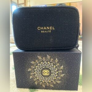 Chanel make up pouch